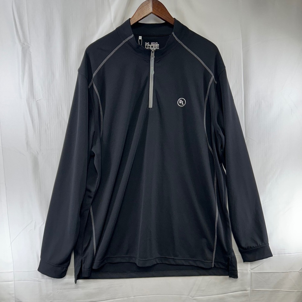 Under Armour Golf Pullover Mens 2XL Black 1/4 Zip Allseasongear UM7196999